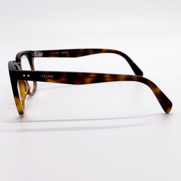 NEW CELINE CL50116I 056 UNISEX HAVANA EYEGLASSES CELINE - Picture 6 of 9